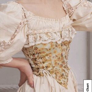 LaceMade Van Gogh Floral Corset